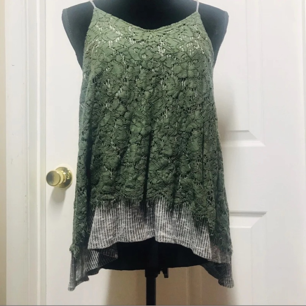 xhilaration layered tank top-Size Medium